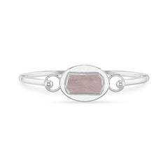 morganite rough bracelet