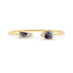 dendritic opal cab bracelet