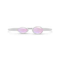 pink moonstone cab bracelet