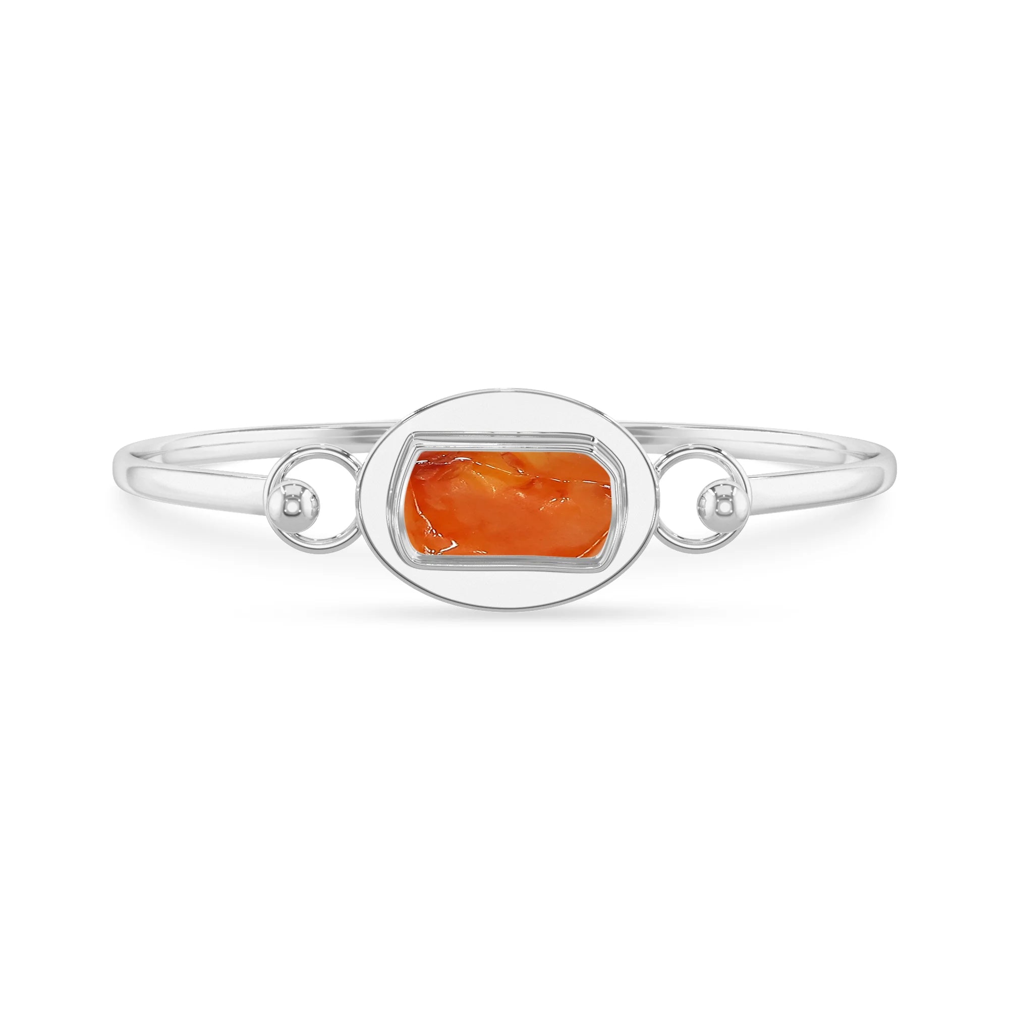 carnelian rough bracelet
