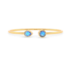 labradorite cut bracelet