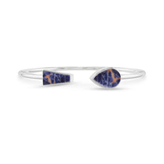sodalite cab bracelet