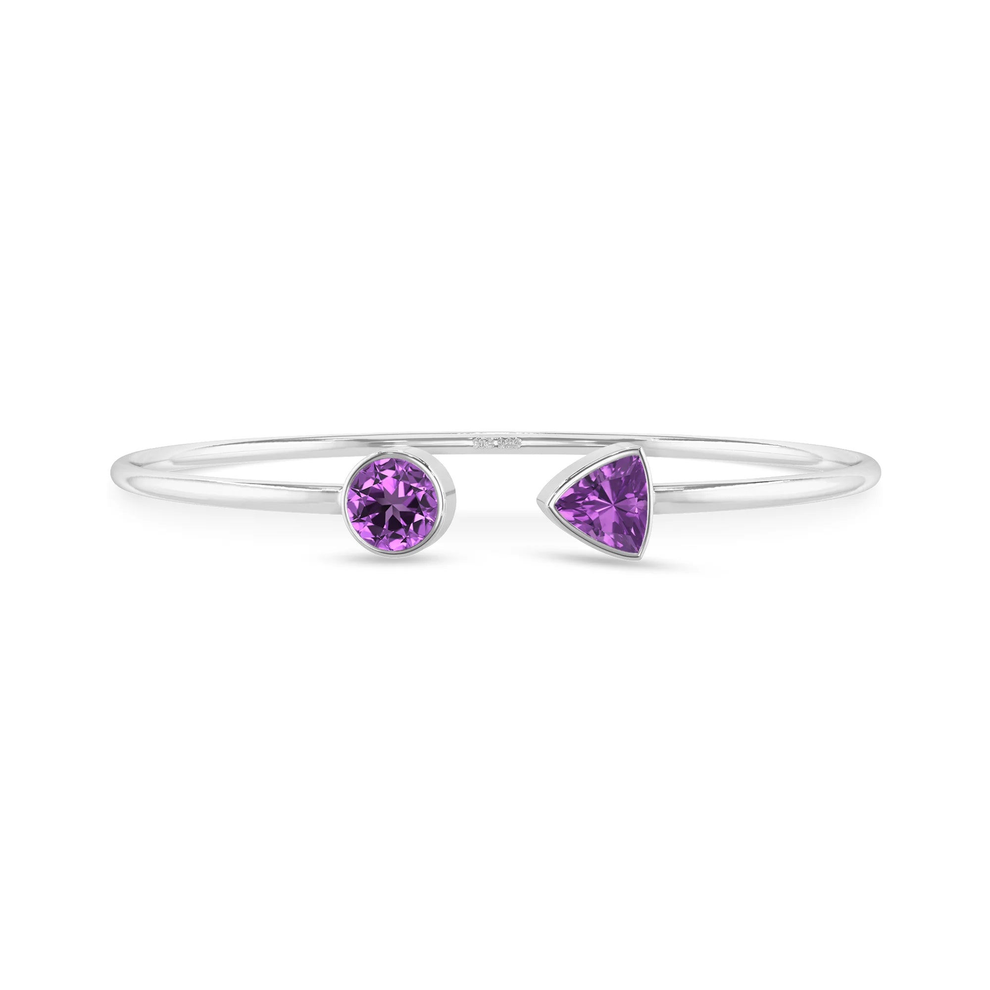 amethyst cut bracelet