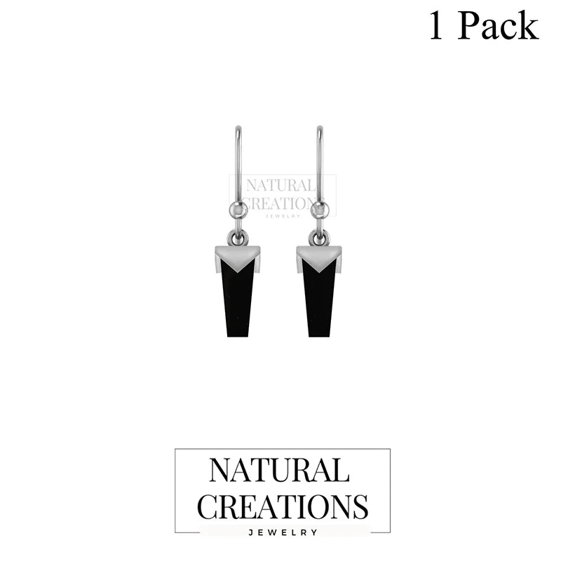 black onyx earrings