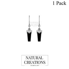 black onyx earrings