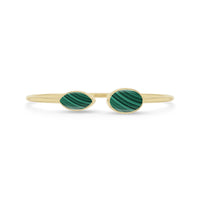 malachite cab bracelet