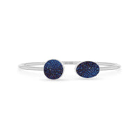 titanium druzy blue cab bracelet