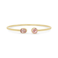 morganite cut bracelet