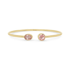 morganite cut bracelet