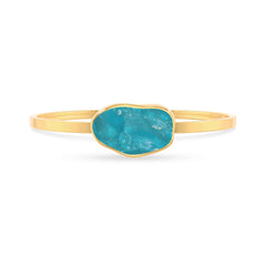 paraiba apatite rough bracelet