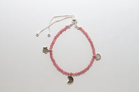 pink tourmaline cut bracelet