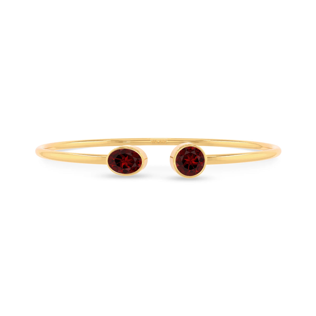 garnet cut bracelet