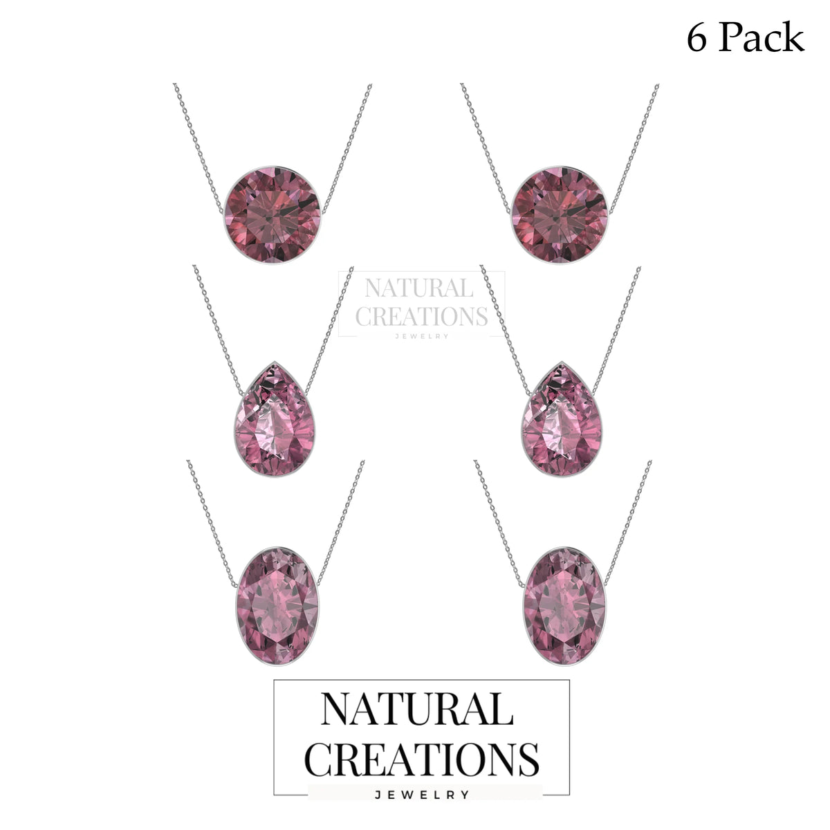 multi tourmaline pendant