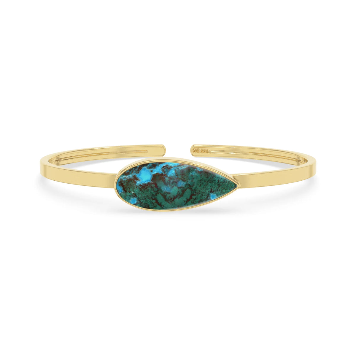 chrysocolla rough bracelet