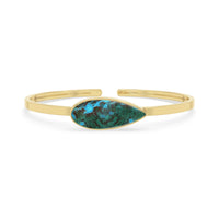 chrysocolla rough bracelet