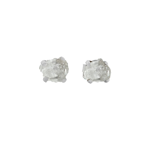 petroleum quartz earrings 