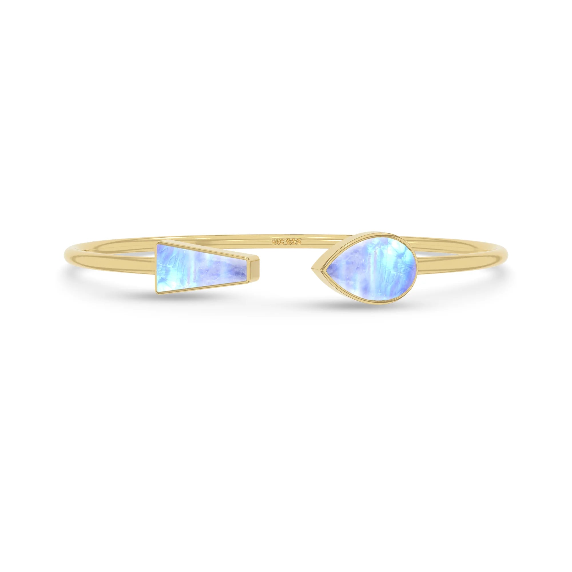 purple moonstone cab bracelet