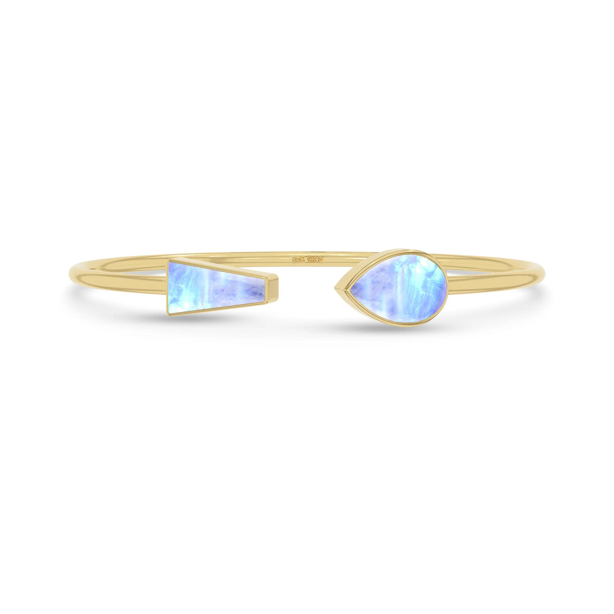purple moonstone cab bracelet