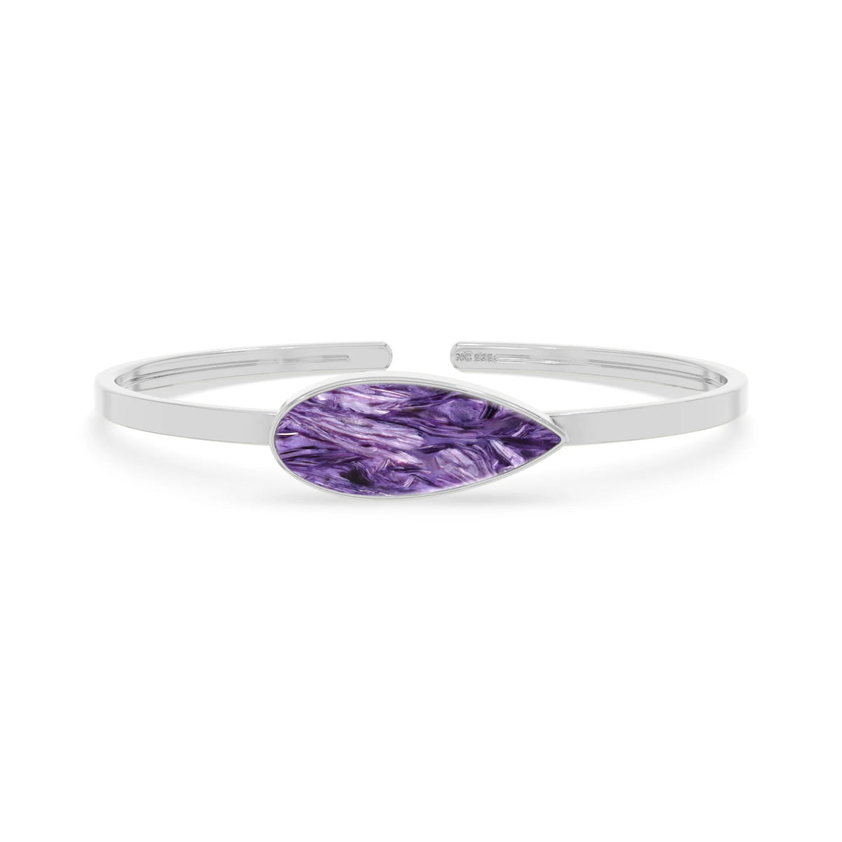 charoite rough bracelet