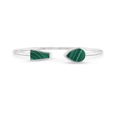 malachite cab bracelet