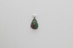ruby zoisite pendant