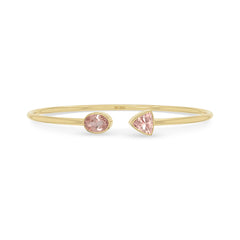 morganite cut bracelet