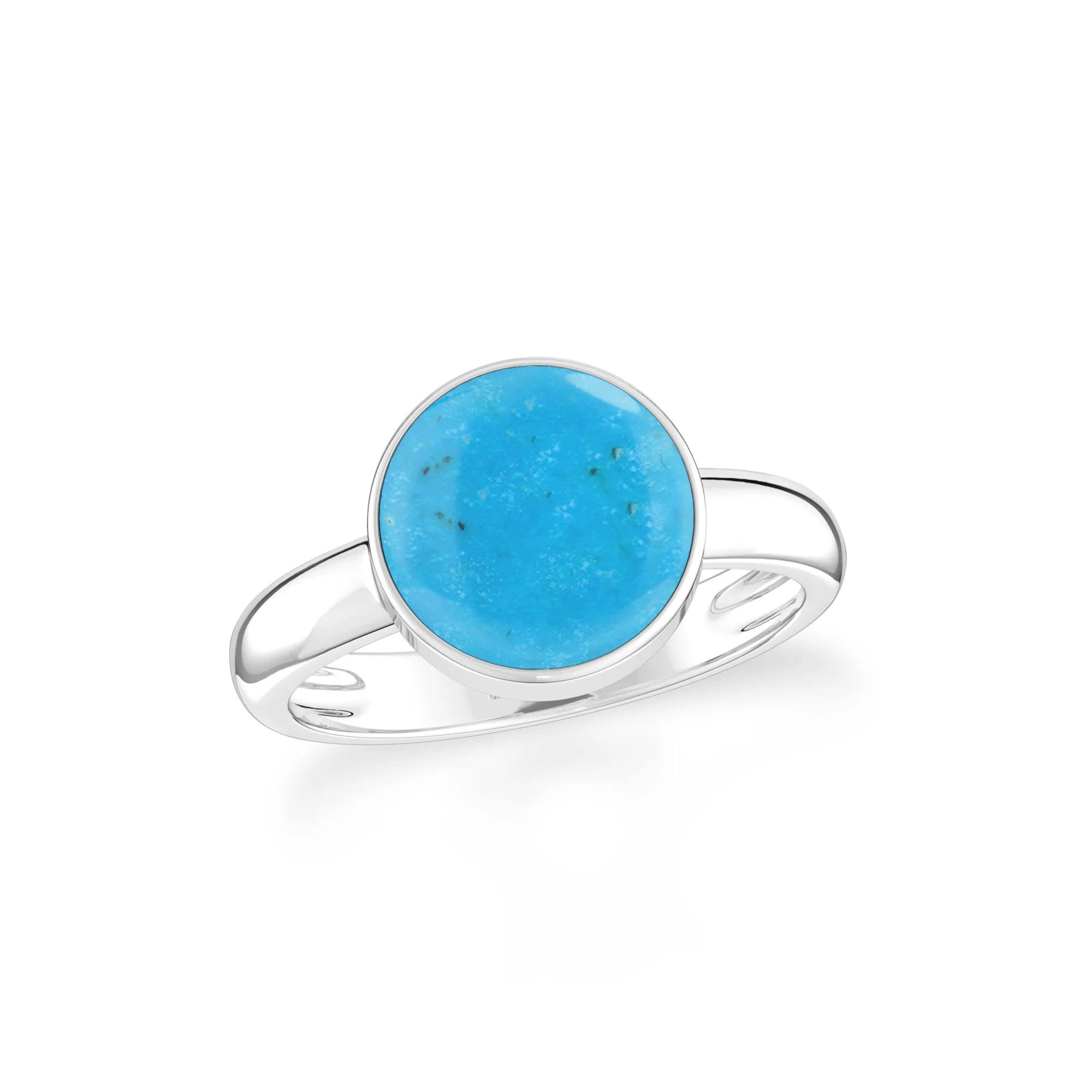 turquoise bezel-set ring