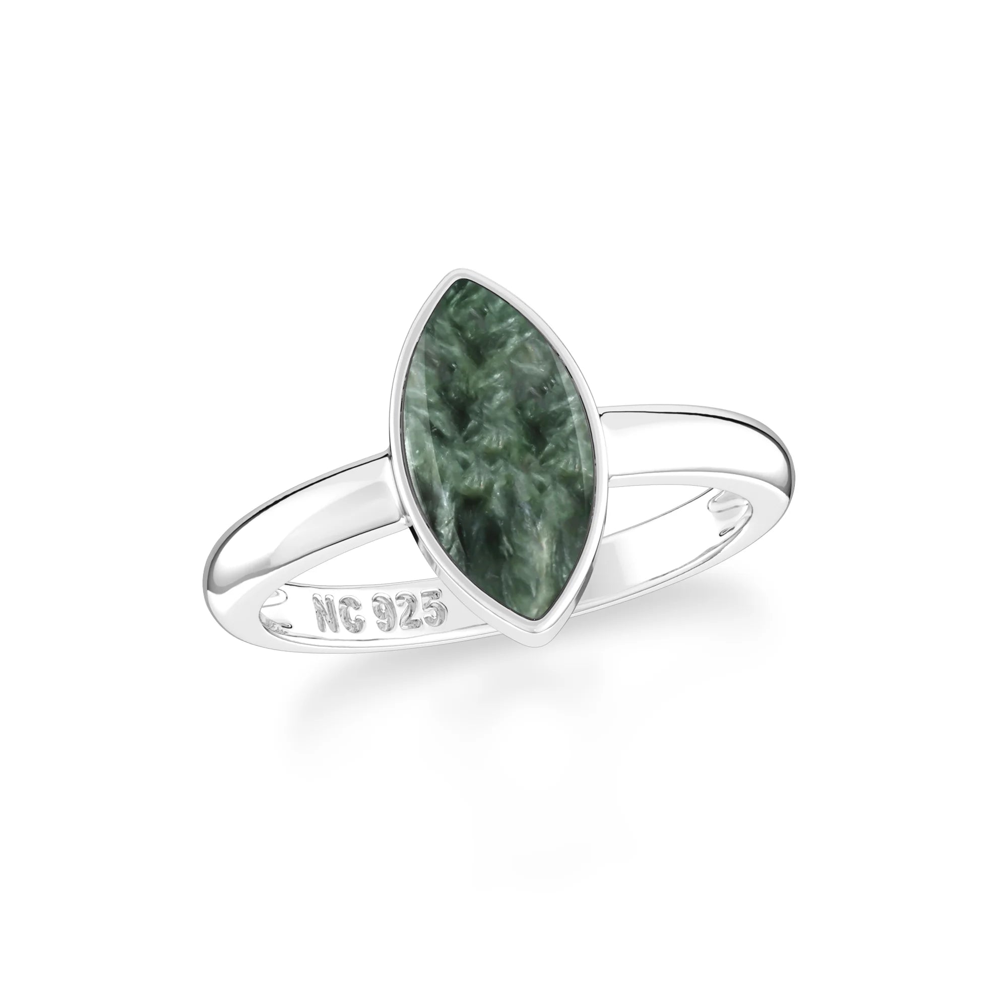 rose quartz bezel-set ring