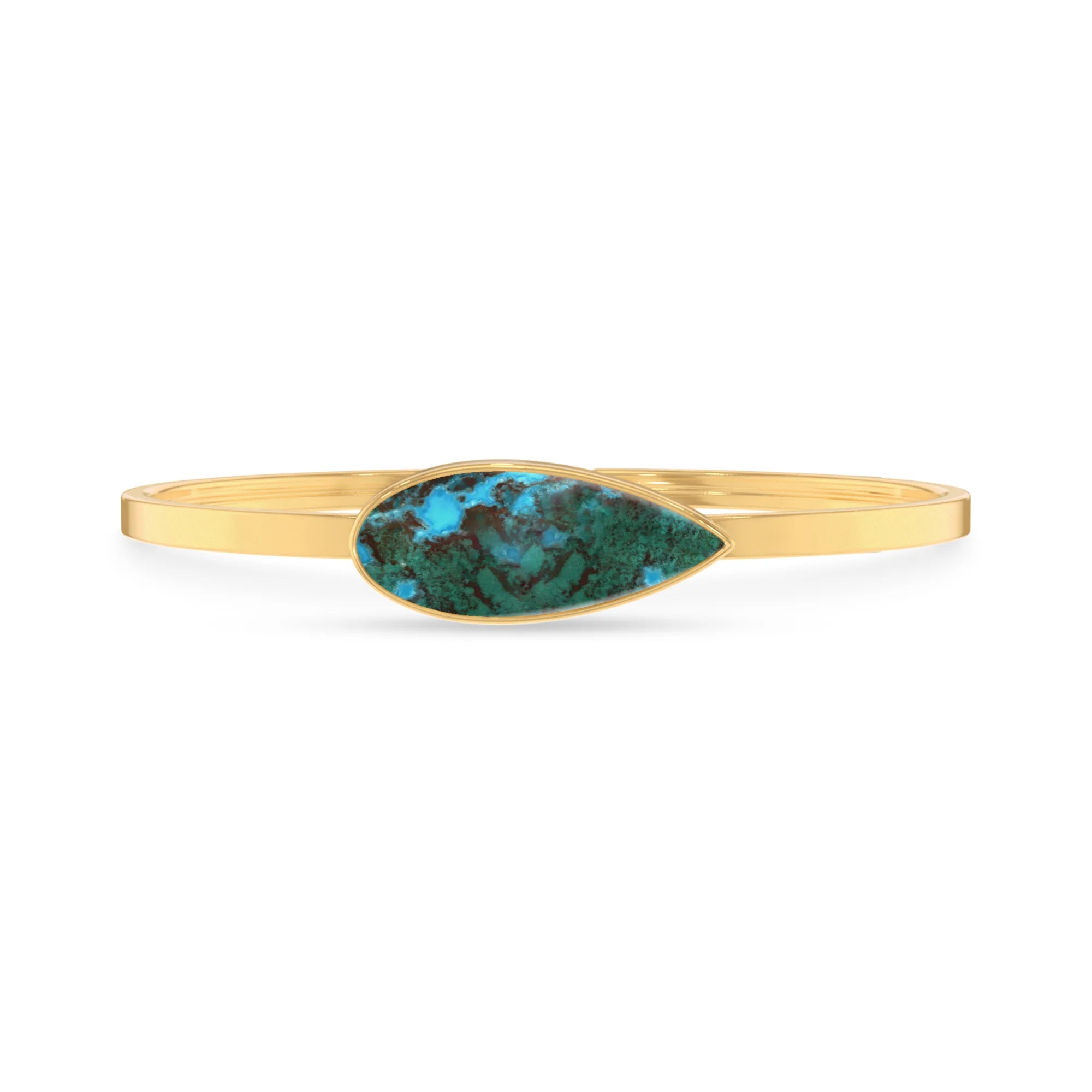 chrysocolla rough bracelet