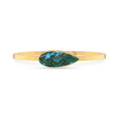 chrysocolla rough bracelet