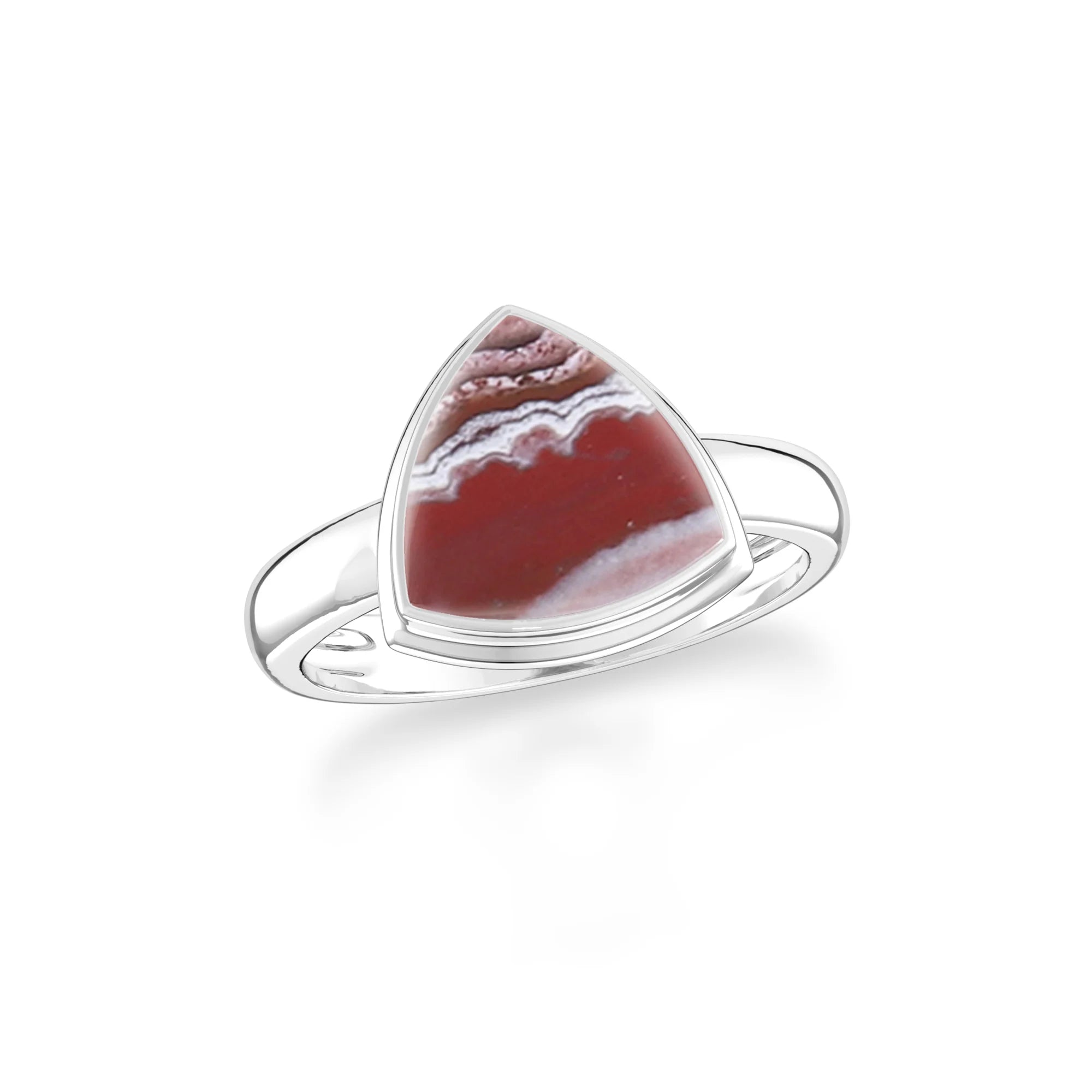 crazy-lace-agate bezel-set ring