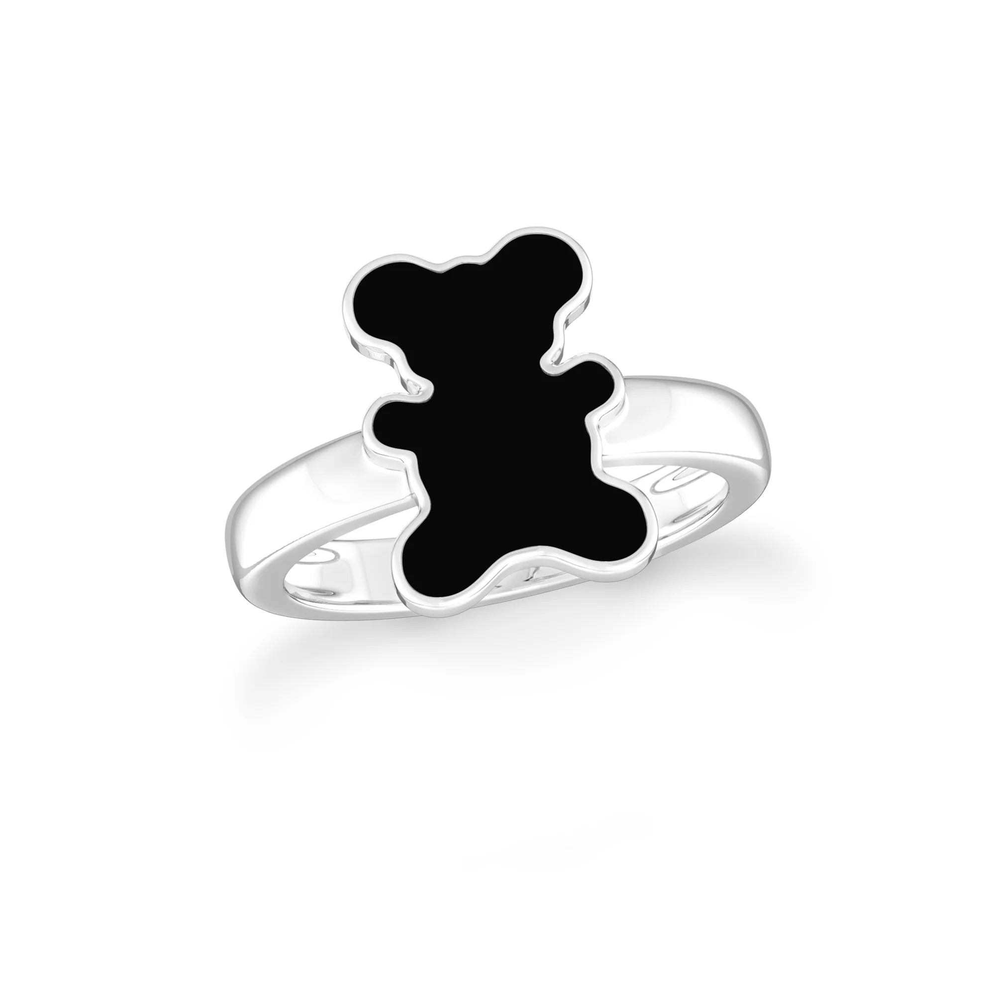 black onyx bezel-set ring