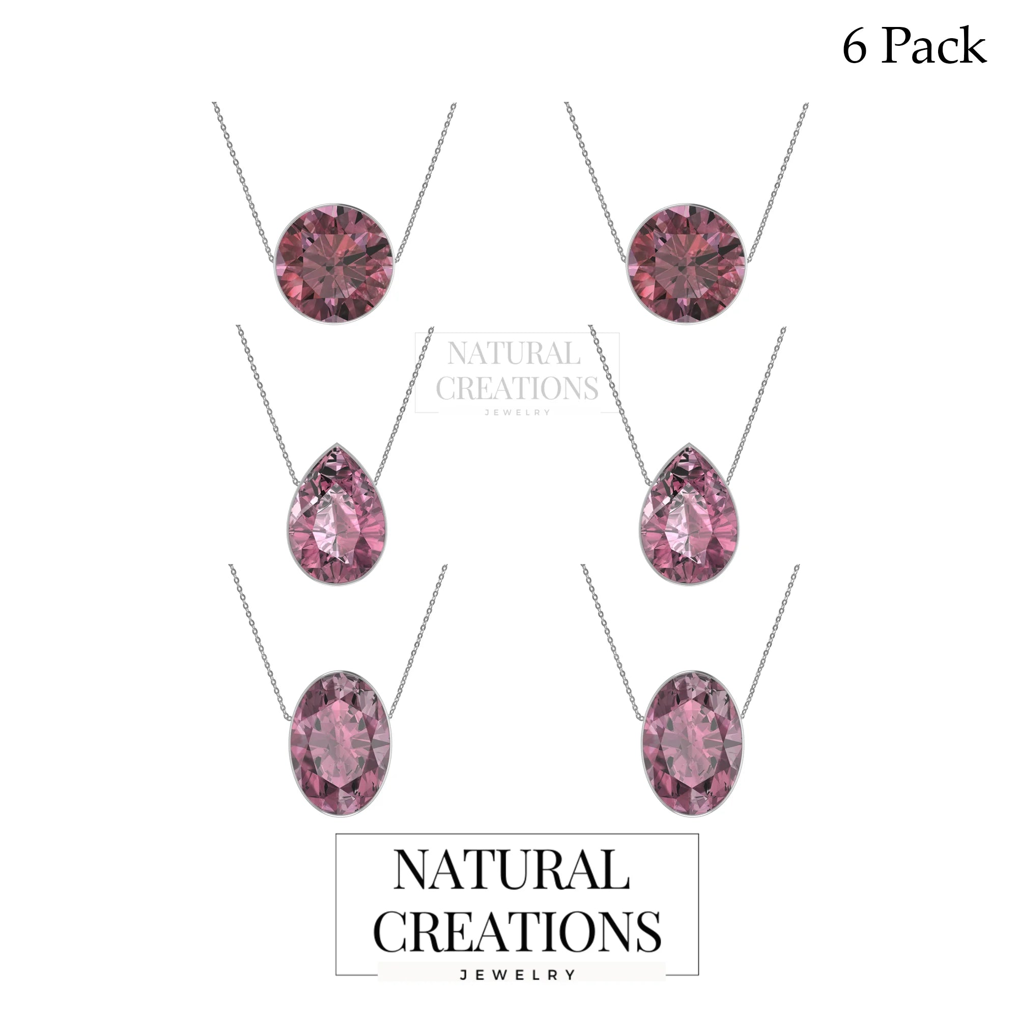 multi tourmaline pendant