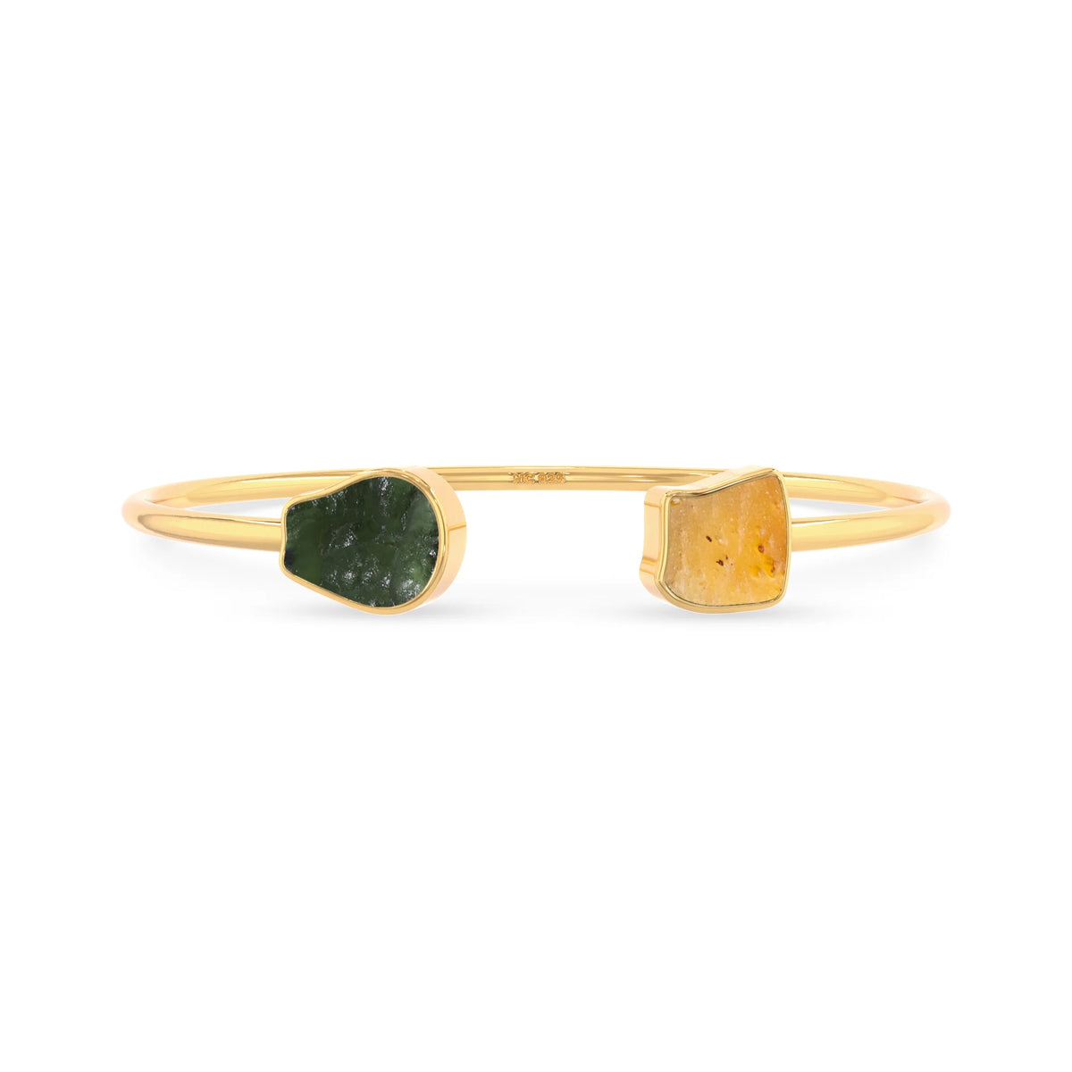 moldavite libyan twister bracelet
