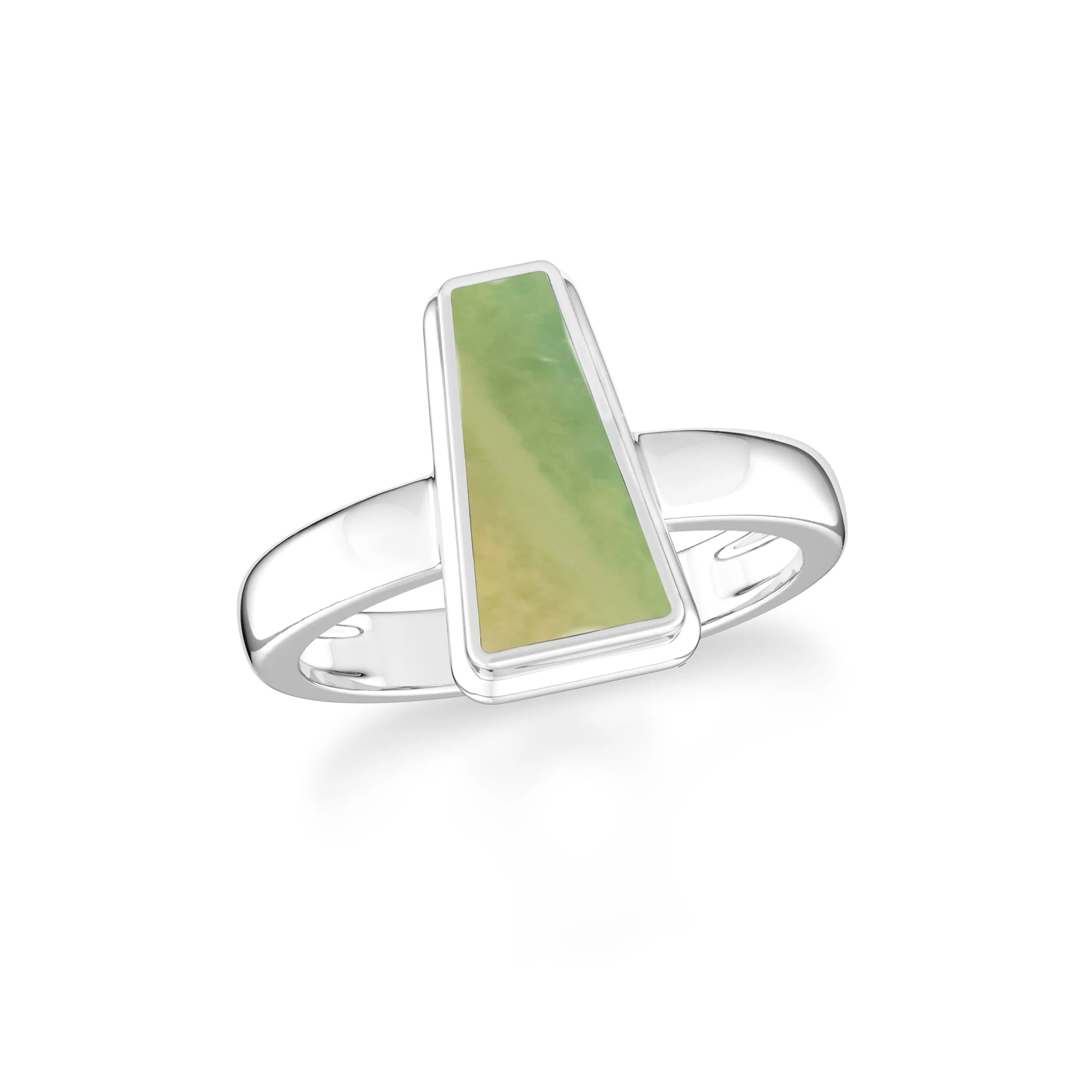 fluorite bezel-set ring