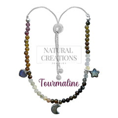 multi tourmaline cut bracelet
