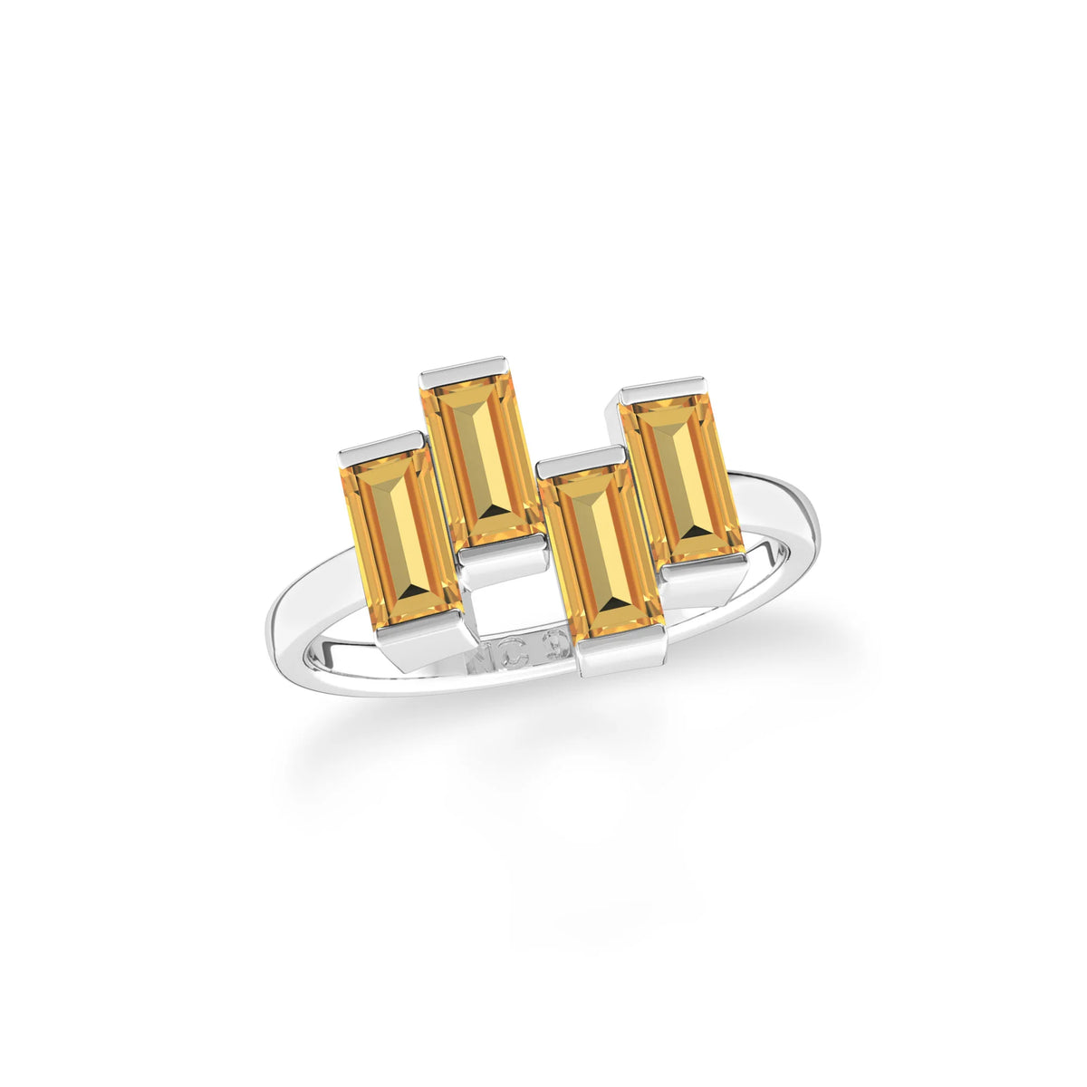 natural citrine ring