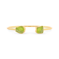 peridot twister bracelet