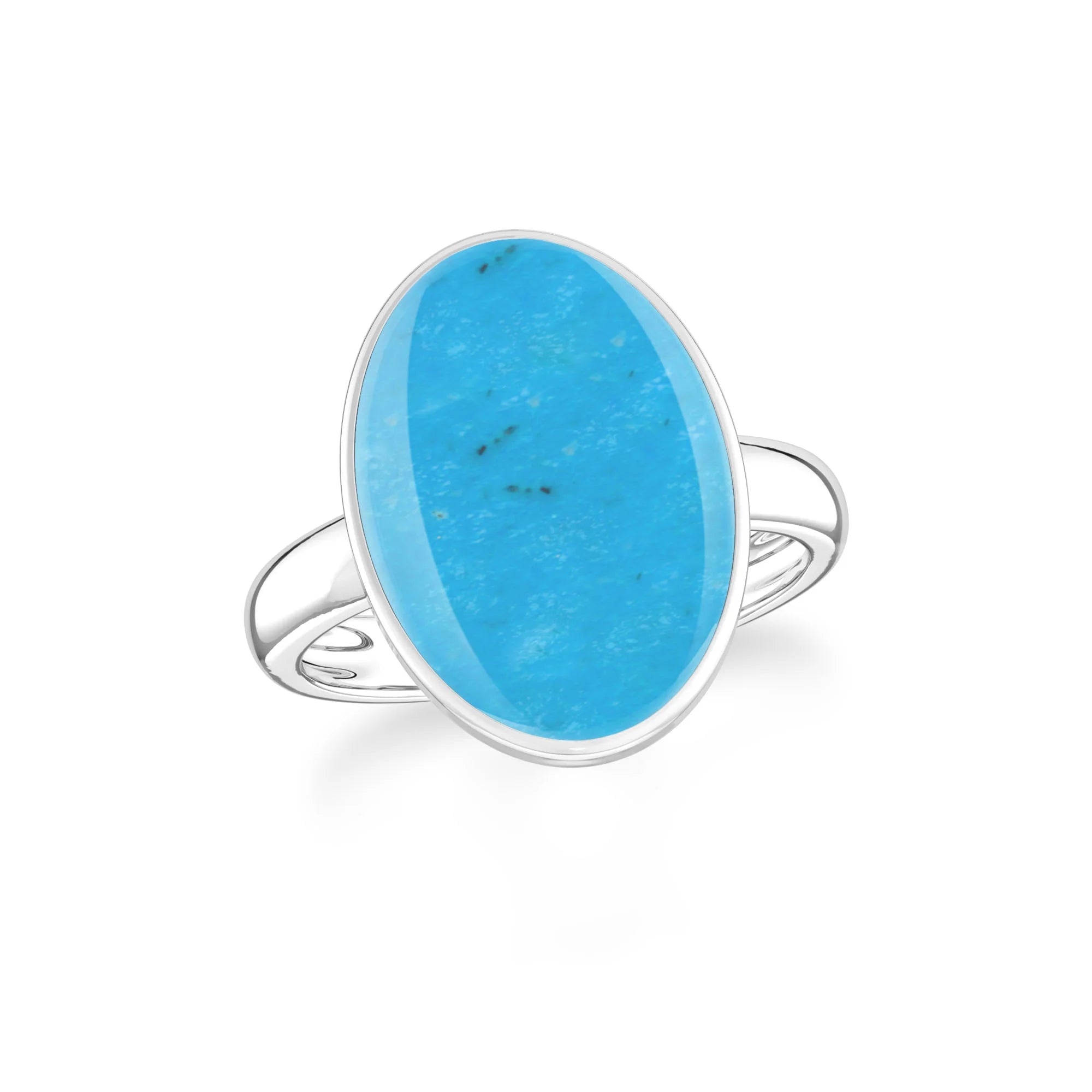 turquoise bezel-set ring