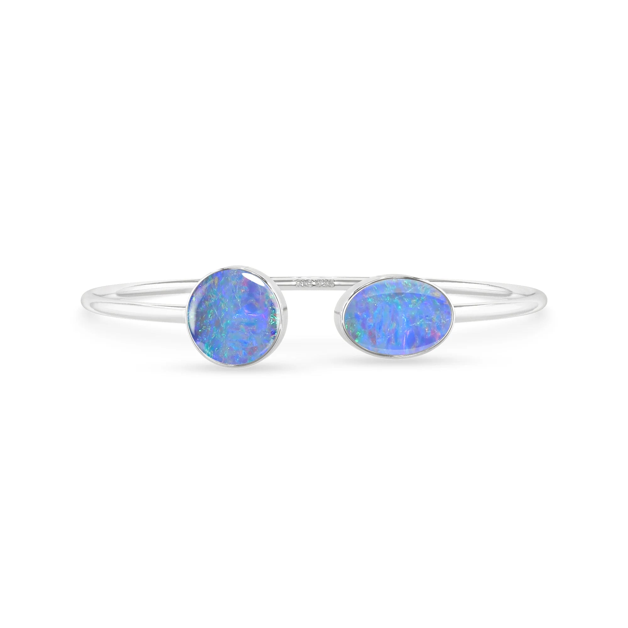 australian opal cab bracelet