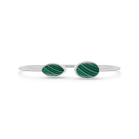 malachite cab bracelet