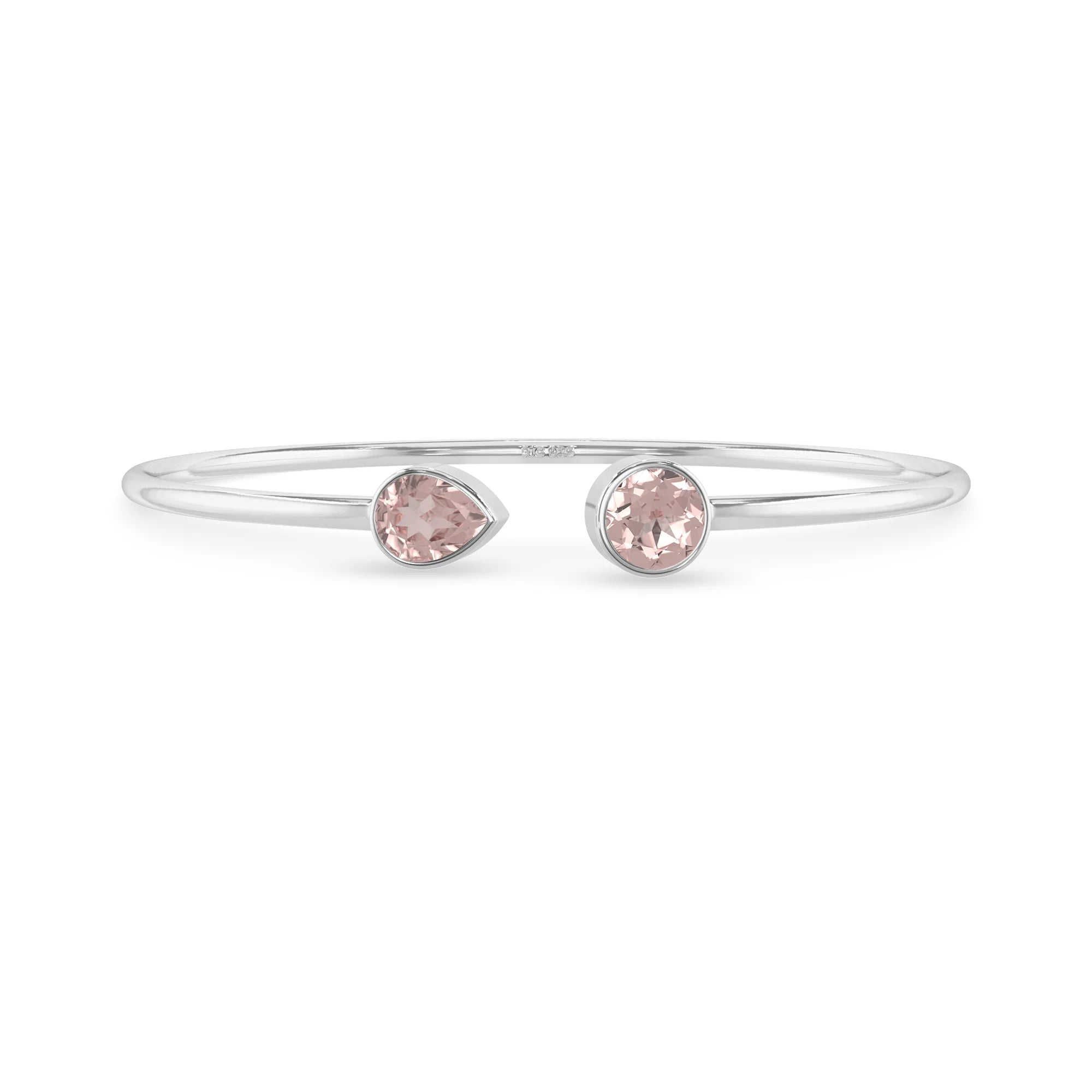 rose quartz cut bracelet