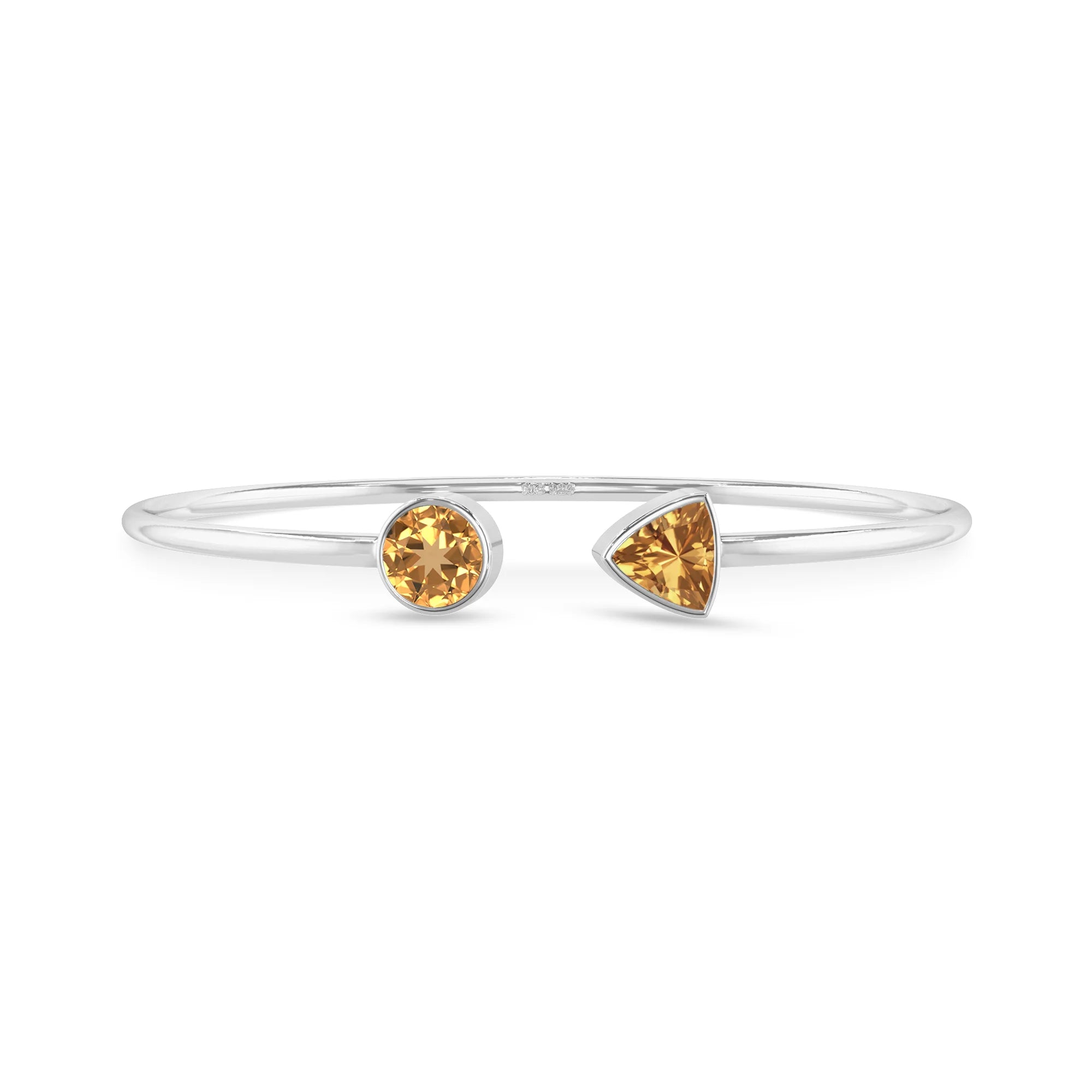 citrine cut bracelet