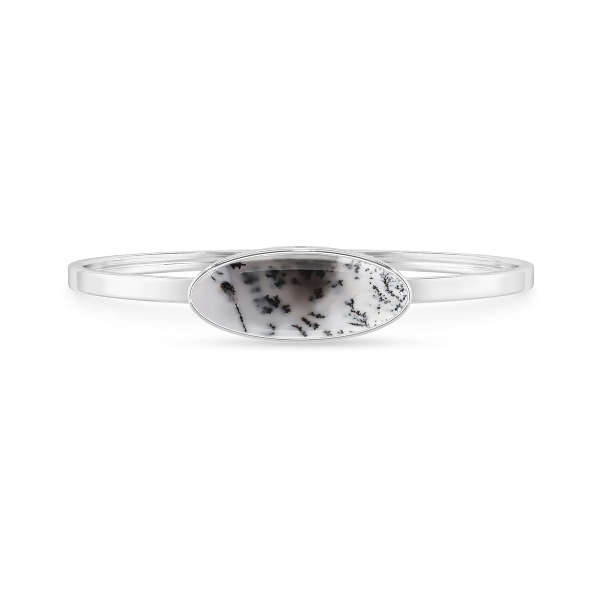 dendritic opal rough bracelet