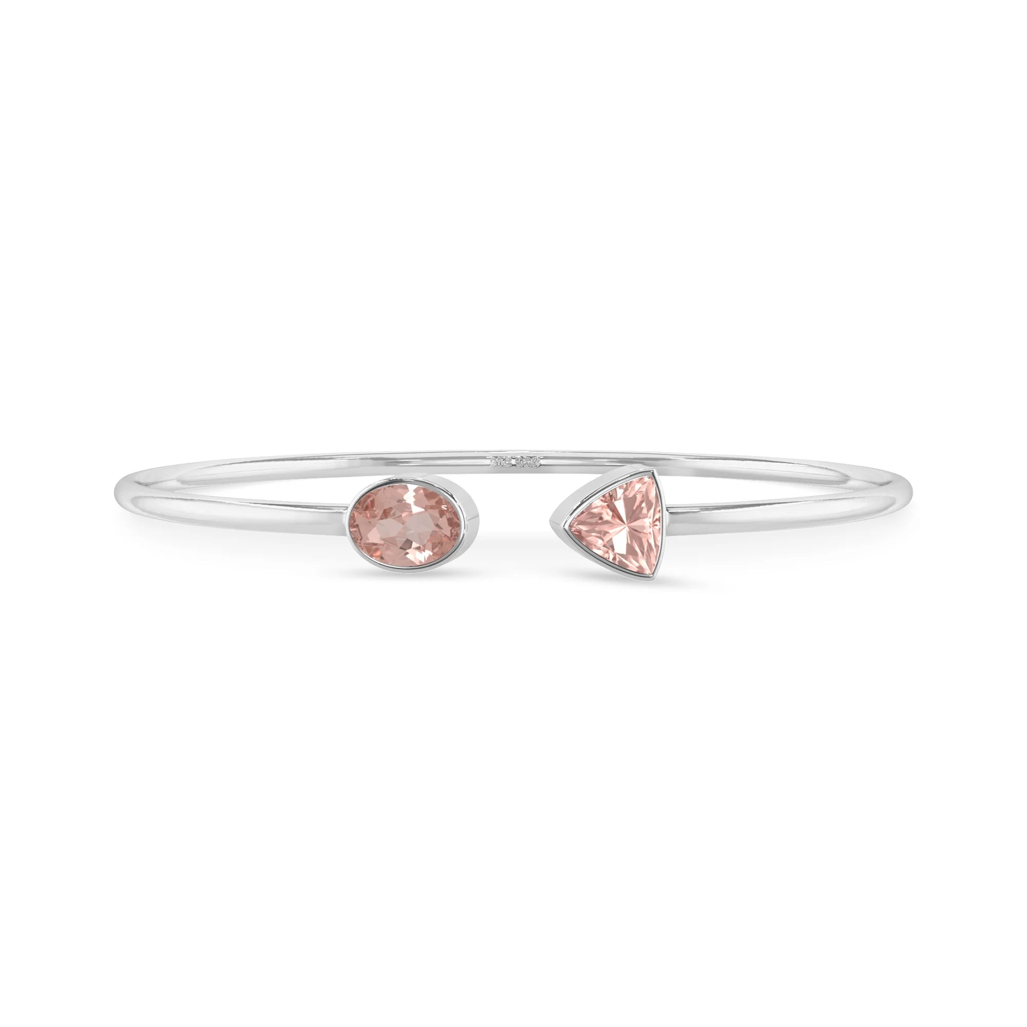 morganite cut bracelet