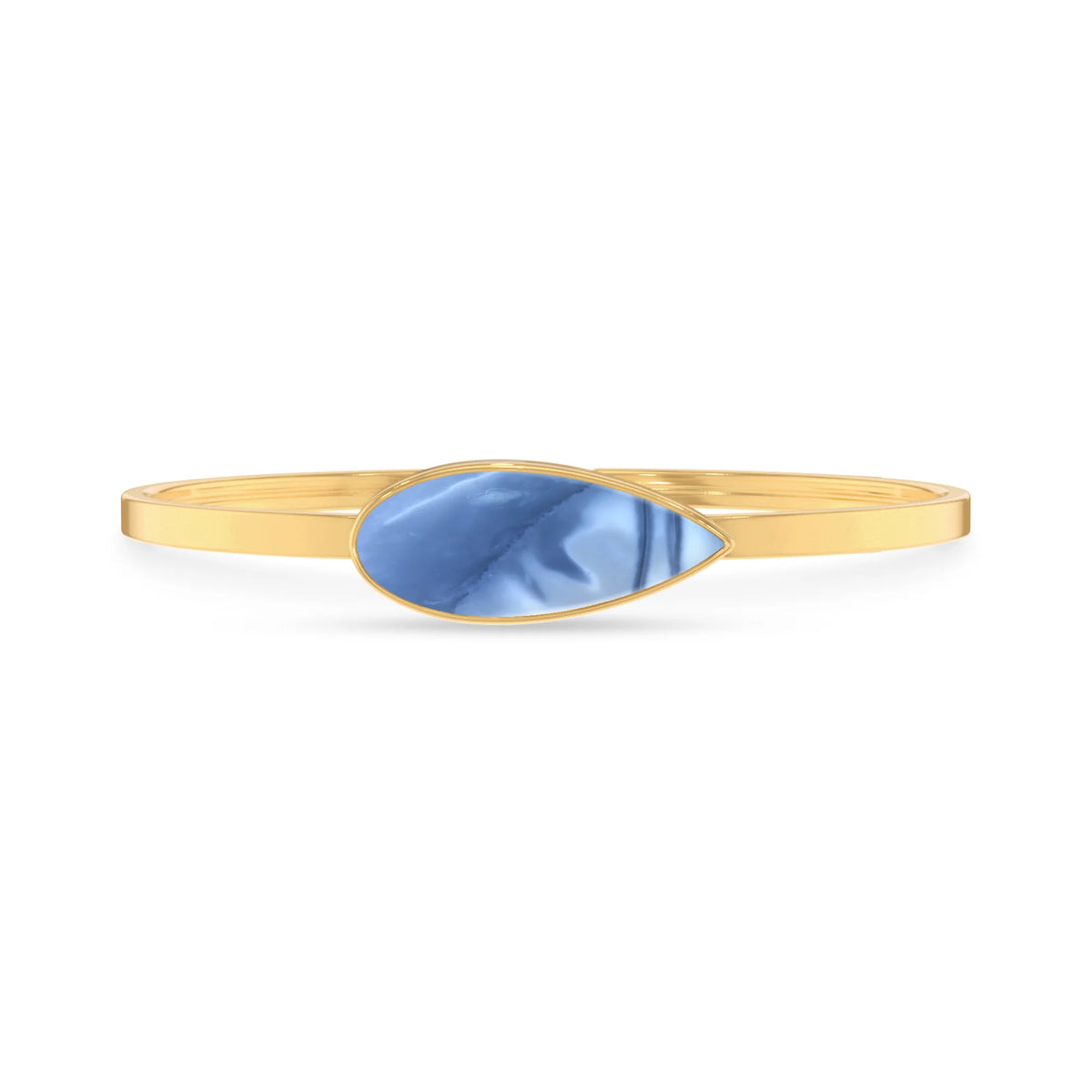 blue opal rough bracelet