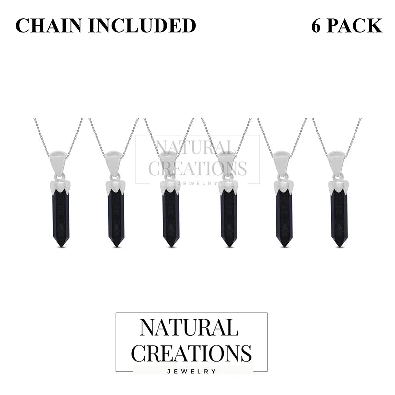 black tourmaline pendant