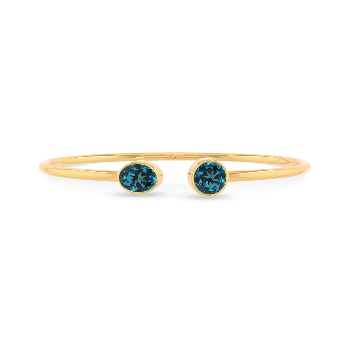 london blue topaz cut bracelet