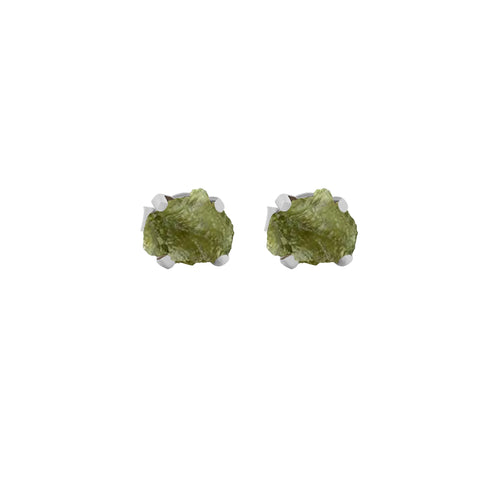 moldavite earrings 