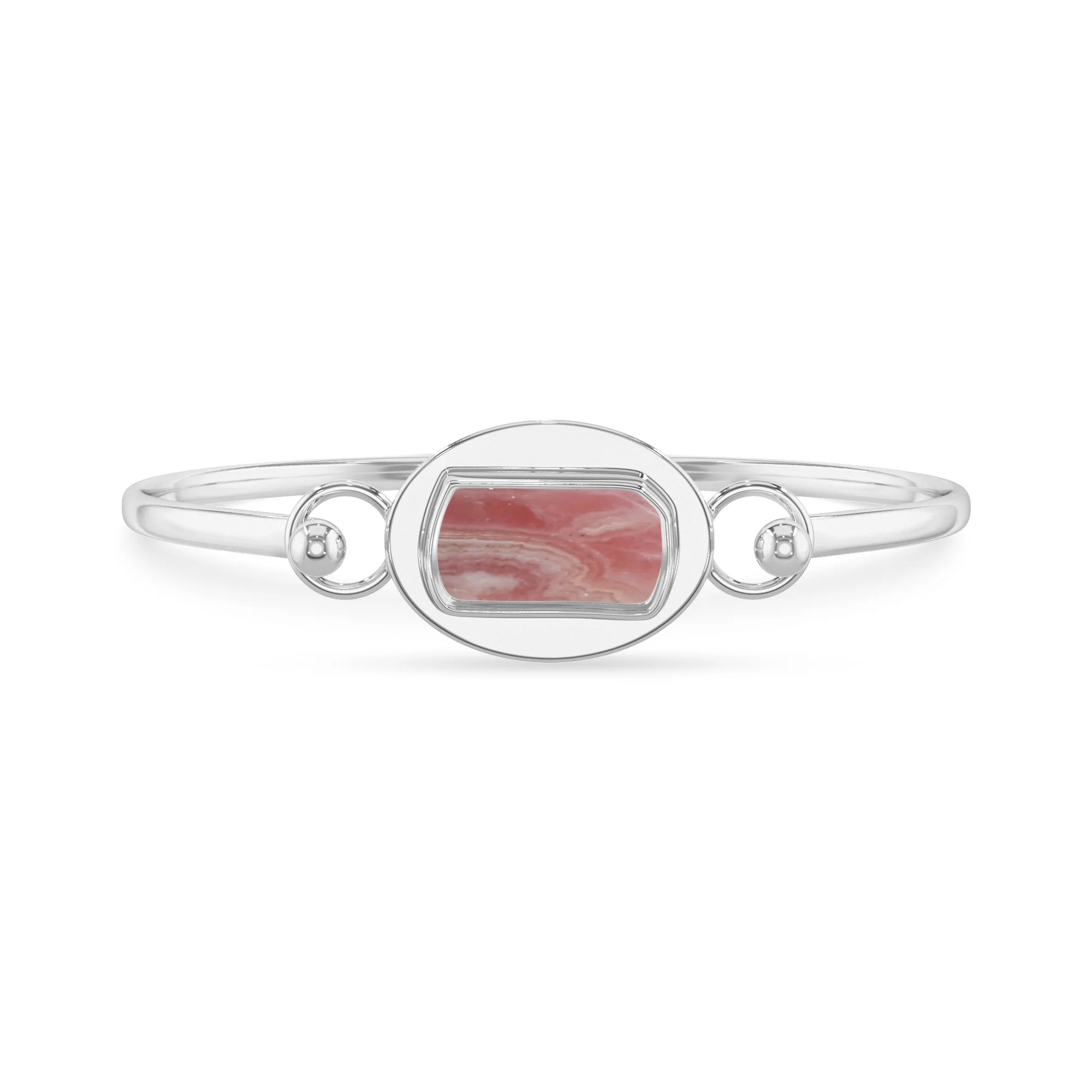 rhodochrosite rough bracelet